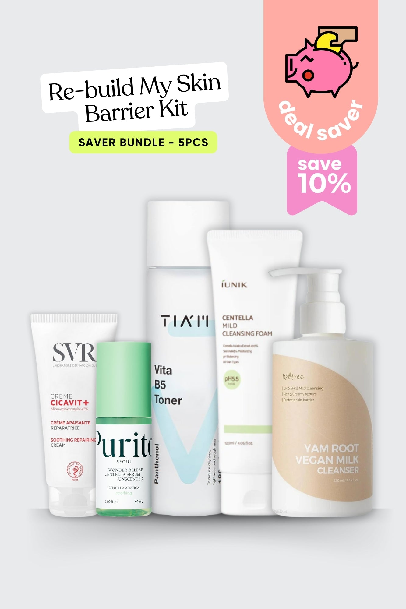 Re-build My Skin Barrier Kit - Saver Bundle - 5pcs