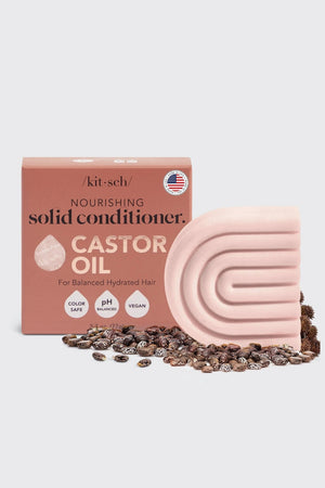 Kitsch - Shampoo & Conditioner - Castor Oil Nourishing Bar - 1pc