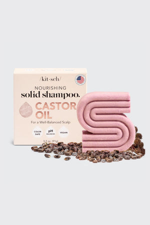 Kitsch - Shampoo & Conditioner - Castor Oil Nourishing Bar - 1pc