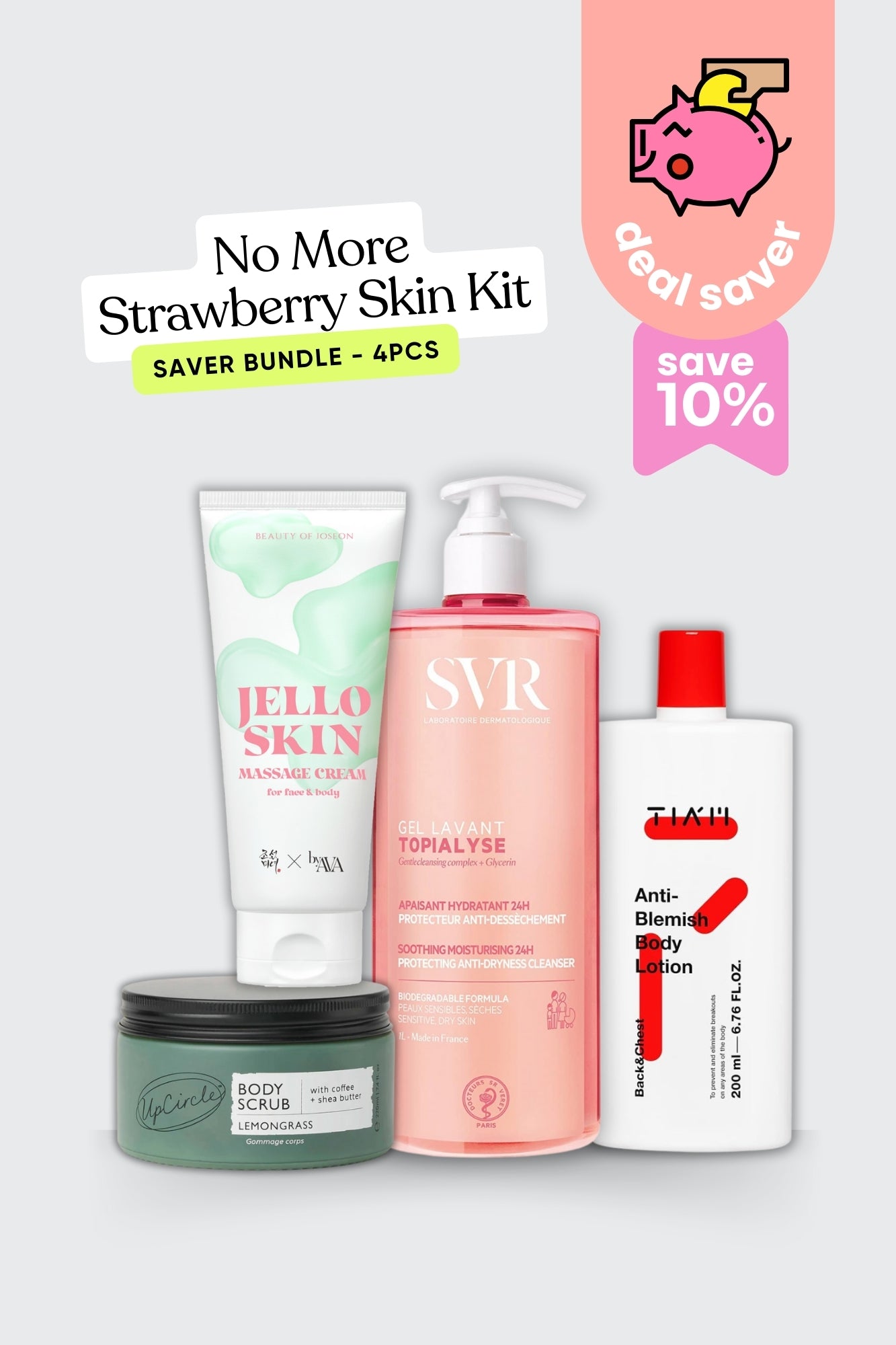 No More Strawberry Skin Kit - Saver Bundle - 4pcs